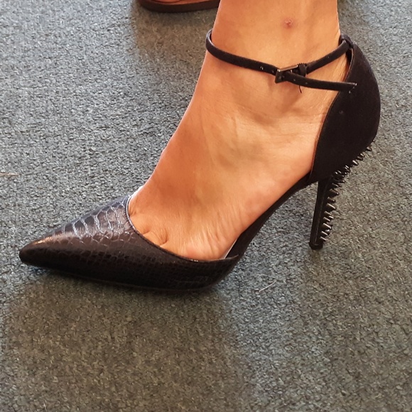 Sam & Libby Shoes - Spiked Exotic Stiletto Sam & Libby "Dahlia" Heels